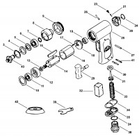 Mac AS517 Type 1 Air Sander Spare Parts