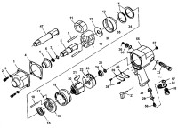 Mac AW262 Type 1 Impact Wrench Spare Parts
