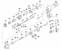 Mac AWQP380 Type 1 Impact Wrench Spare Parts