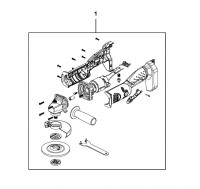Mac CDG97576 Type 1 Angle Grinder Spare Parts
