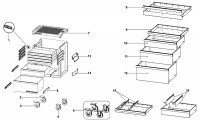 Facom CHRONO.6M3WHT Type 1 Roller Cabinet Spare Parts