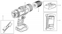 Facom CL2.P1913 Type 1 Cordless Screwdriver Spare Parts