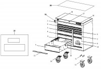 Mac E4122-B-FBPK Type 1 Roller Cabinet Spare Parts