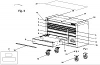 Mac E5422-B-FBGY Type 1 Roller Cabinet Spare Parts