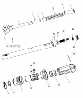 Facom J.209A50 Type 1 Torque Wrench Spare Parts