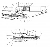 Bostitch JB600 Type 1 Stapler Spare Parts