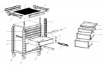 Facom JET.6NM3A Type 1 Roller Cabinet Spare Parts