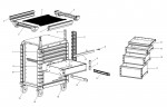 Facom JET.6NM4A Type 1 Roller Cabinet Spare Parts