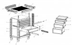 Facom JET.7M3A Type 1 Roller Cabinet Spare Parts