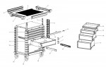 Facom JET.7NM4A Type 1 Roller Cabinet Spare Parts