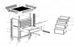 Facom JET.8M4A Type 1 Roller Cabinet Spare Parts