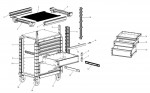 Facom JET.8NM3AS Type 1 Roller Cabinet Spare Parts