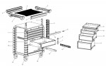 Facom JET.8NM4A Type 1 Roller Cabinet Spare Parts