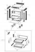 Facom JET.UC3S2D Type 1 Roller Cabinet Spare Parts