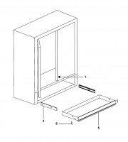 Facom JLS2-2201BS Type 1 Wall Cabinet Spare Parts