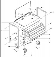 Mac MB133UC Type 1 Roller Cabinet Spare Parts