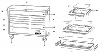 Mac MB7500 Type 1 Roller Cabinet Spare Parts