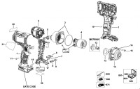 Mac MCF894-GB Type 1 Impact Wrench Spare Parts