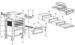 Facom SP.JET7M3-5022 Type 1 Roller Cabinet Spare Parts