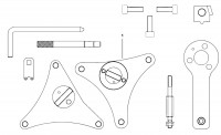 Facom DT.FIAT-P1 Type 1 Timing Kit Spare Parts