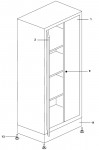 Facom JLS2-A1000PPBS Type 1 Shelving Cabinet Spare Parts