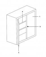 Facom JLS2-MHSPPBS Type 1 Shelving Cabitnet Spare Parts