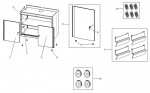 Facom JLS3-MBDPPBS Type 1 Shelving Cabinet Spare Parts