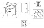 Facom JLS3-MBDPP Type 1 Shelving Cabinet Spare Parts