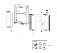 Facom JLS3-MHSPV Type 1 Shelving Cabinet Spare Parts