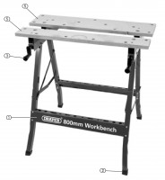 Draper 21353 Workmate Work Bench Spare Parts