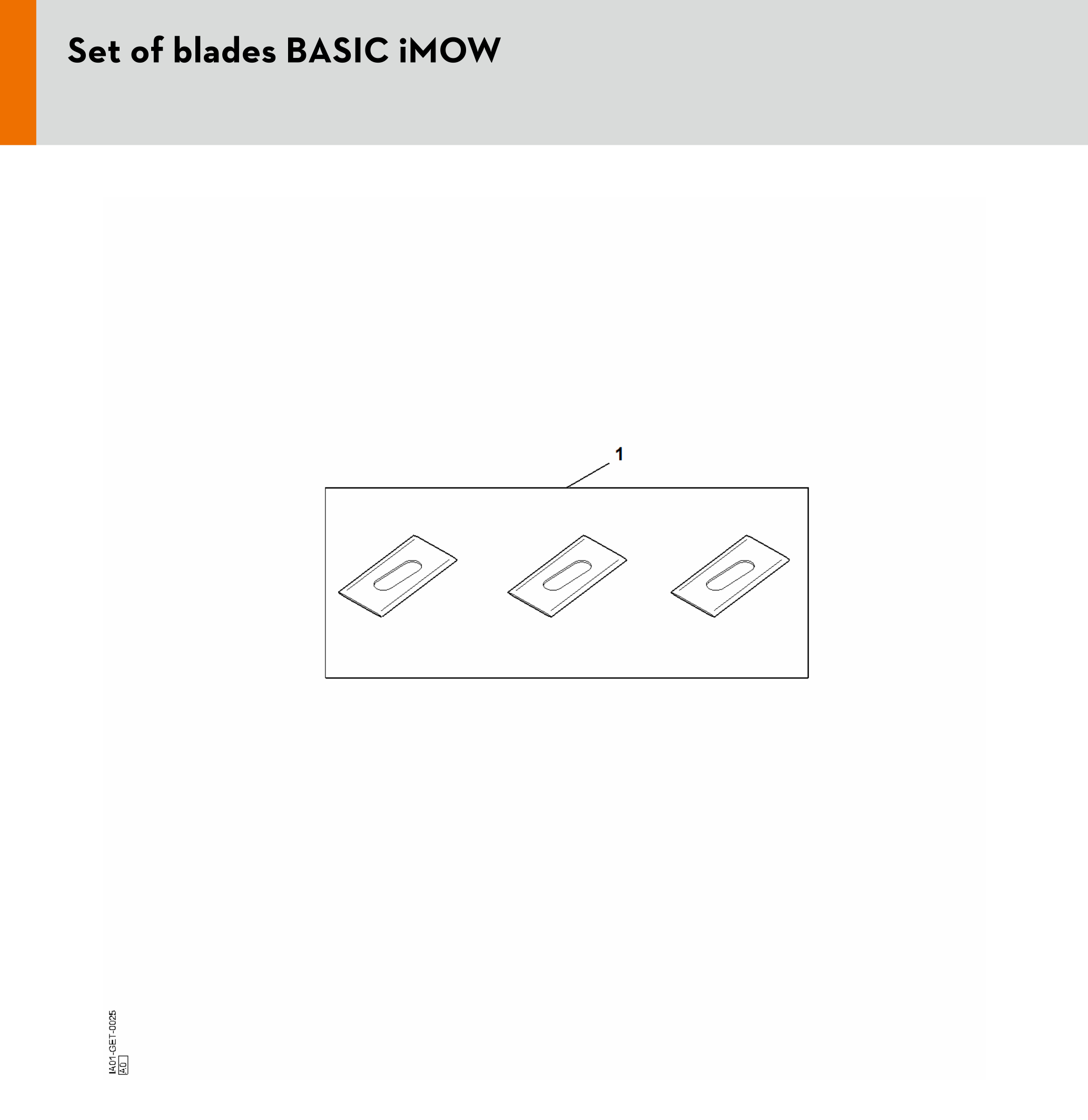 Stihl Set Of Blades Basic Imow Pack Of 18 Accessories Spare Parts SPARE ...