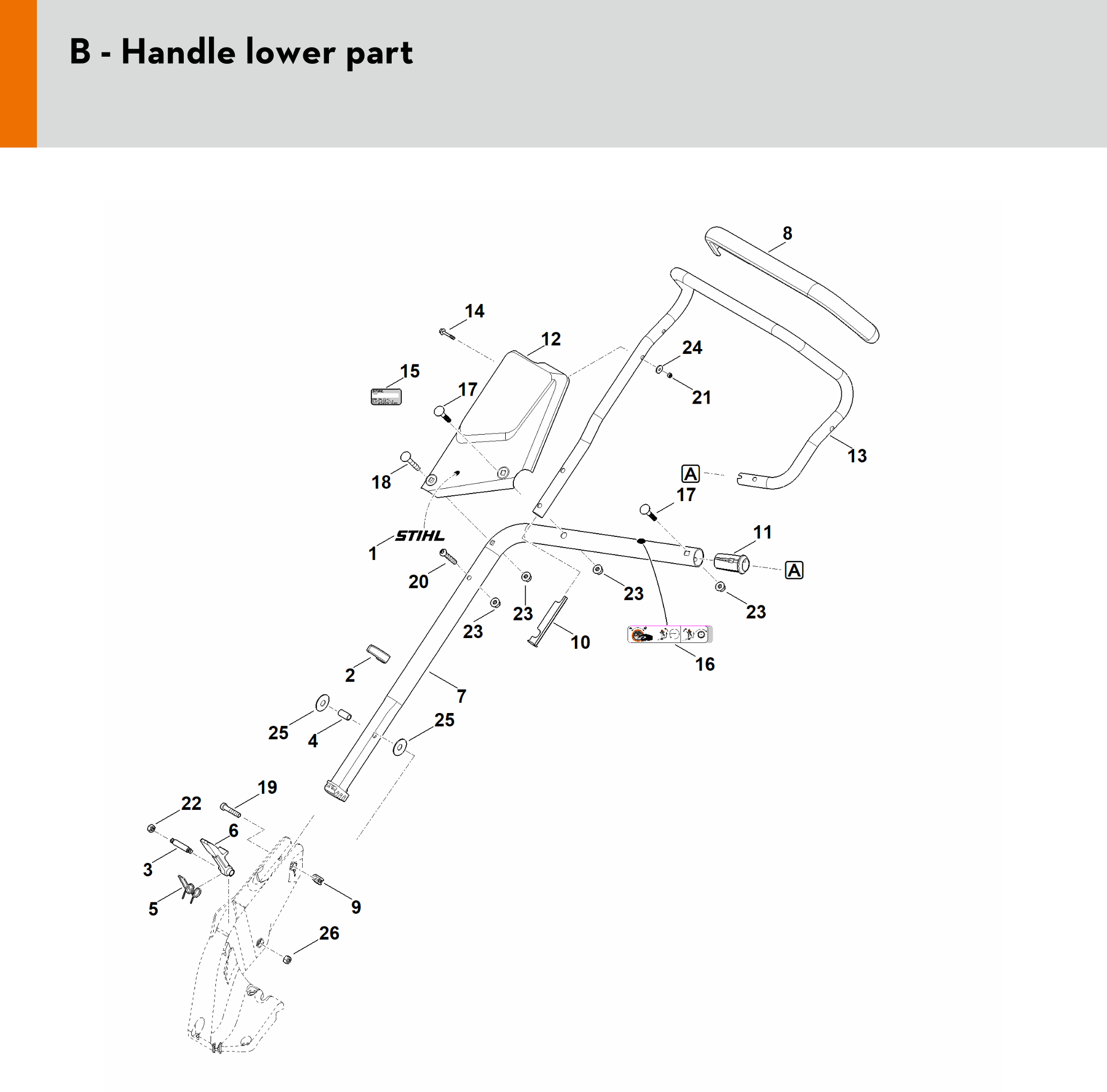 Stihl Rma 765.0 V Cordless Lawn Mowers Spare Parts SPARE_RMA765.0V from ...