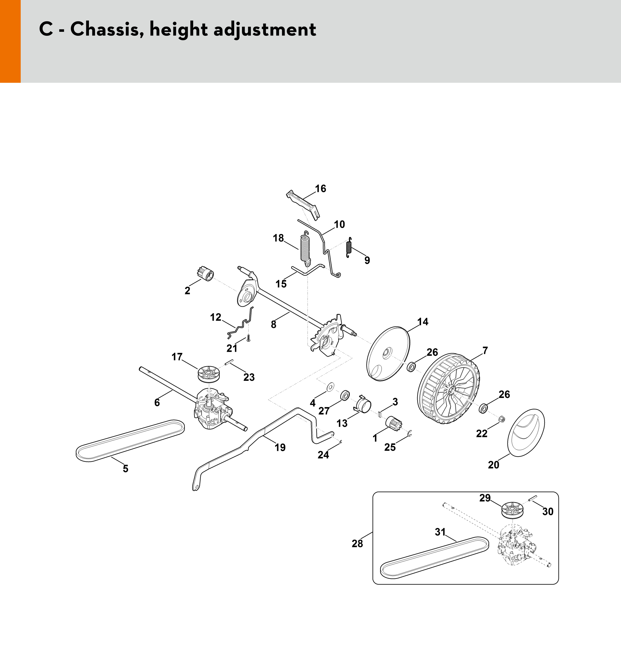 Stihl Rma 448.1 Pc Cordless Lawn Mowers Spare Parts SPARE_RMA448.1PC ...