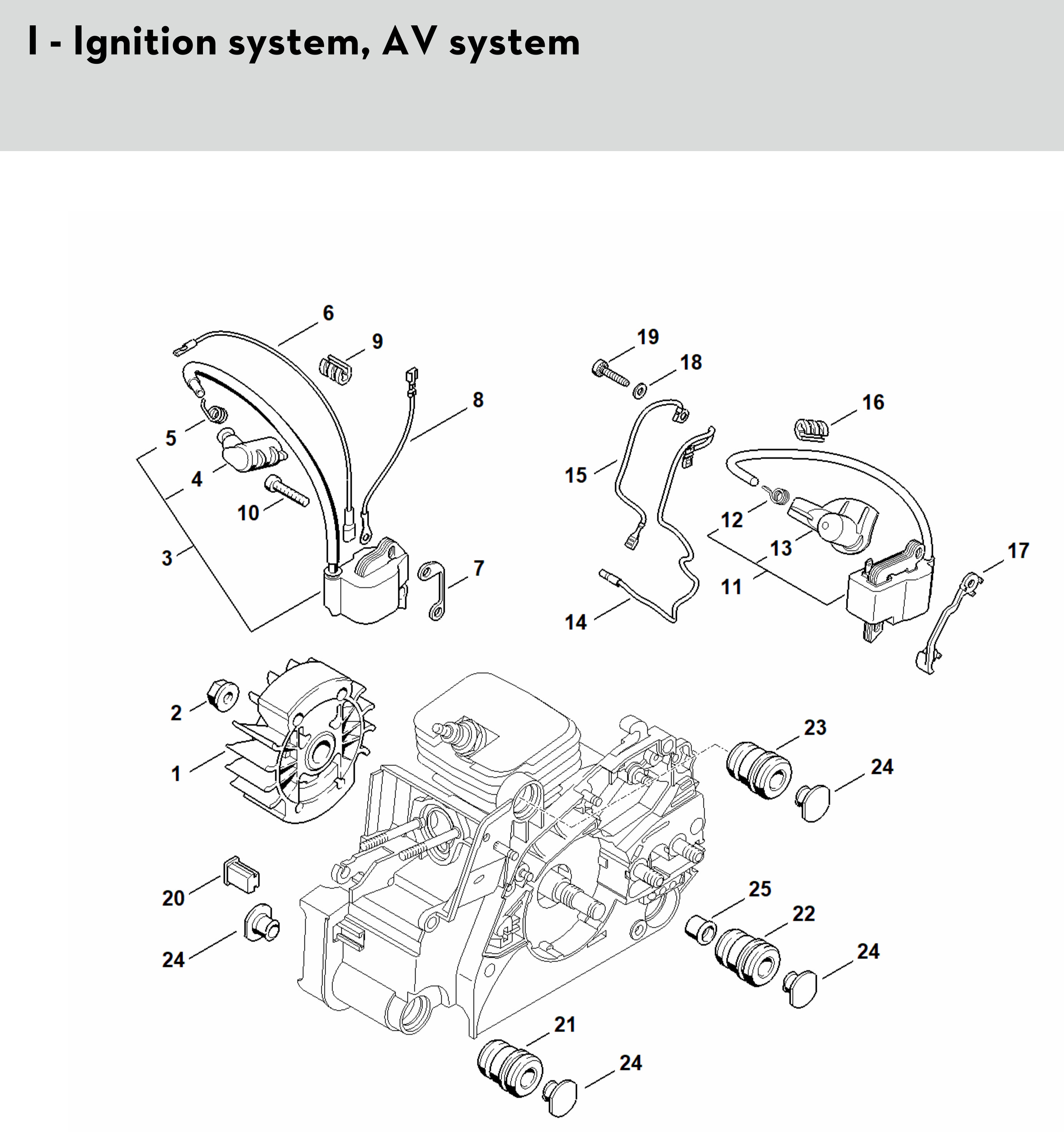 Stihl Ms 180 C-b Quick Chain Tensioner Gasoline Chainsaw Spare Parts ...