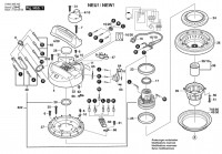 Bosch 0 603 395 208 PAS 12-27 F All Purpose Vacuum Cleane 230 V / 003 - EEU Spare Parts