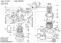 Bosch 0 601 971 134 ALL PURPOSE VACCUUM All Purpose Vacuum Cleane 115 V / 025 - AMS Spare Parts