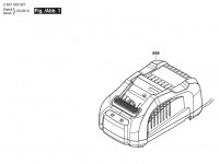 Bosch 2 607 225 937 ---- Charger 18 V / 009 - CN Spare Parts