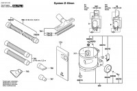 Bosch 0 601 974 132 GAS 12-30 F All Purpose Vacuum Cleane 230 V / 004 - CH Spare Parts