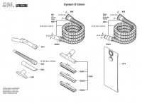 Bosch 0 601 988 132 GAS 50 M All Purpose Vacuum Cleane 230 V / 004 - CH Spare Parts