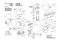 Bosch 0 603 262 060 PAS 800 All Purpose Vacuum Cleane 220 V / 035 - FR Spare Parts