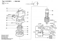 Bosch 0 603 269 032 PAS 900 All Purpose Vacuum Cleane 220 V / 004 - CH Spare Parts