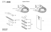 Bosch 0 601 979 132 GAS 25 L SFC All Purpose Vacuum Cleane 230 V / 004 - CH Spare Parts