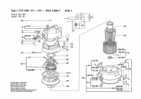 Bosch 0 603 269 474 PAS 1000-F All Purpose Vacuum Cleane 115 V / 061 - US Spare Parts