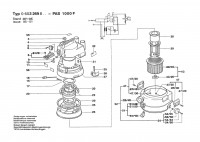 Bosch 0 603 269 848 PAS 1000-F All Purpose Vacuum Cleane 220 V / 035 - FR Spare Parts
