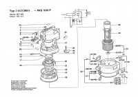 Bosch 0 603 269 948 PAS 900 F All Purpose Vacuum Cleane 220 V / 035 - FR Spare Parts