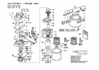 Bosch 0 603 284 037 PAS 850 All Purpose Vacuum Cleane 240 V / 027 - AU Spare Parts