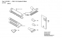 Bosch 0 603 305 050 PAS 11-25 All Purpose Vacuum Cleane 230 V / 021 - IL Spare Parts