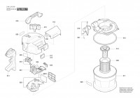 Bosch 3 601 JC6 350 GAS 18V-10L Battery Vacuum Cleaner 18 V / 006 - JP Spare Parts