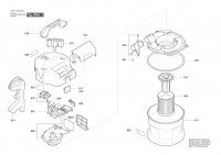 Bosch 3 601 JC6 3K0 GAS 18V-10 L Battery Vacuum Cleaner 18 V / 026 - AS Spare Parts