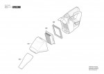 Bosch 3 601 JE3 081 GAS 12 V-LI Battery Vacuum Cleaner 12 V / 026 - AS Spare Parts